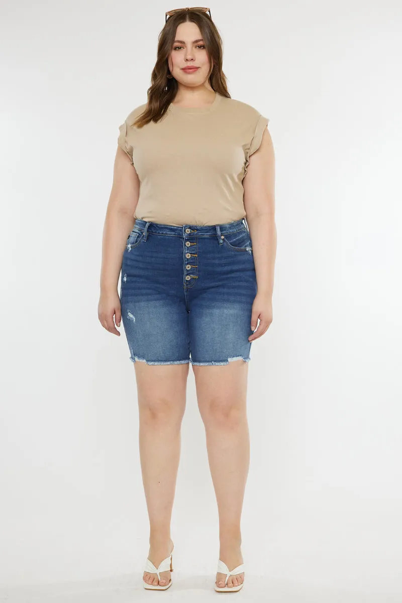 Tammy Ultra High Rise Bermuda Shorts (Plus Size)