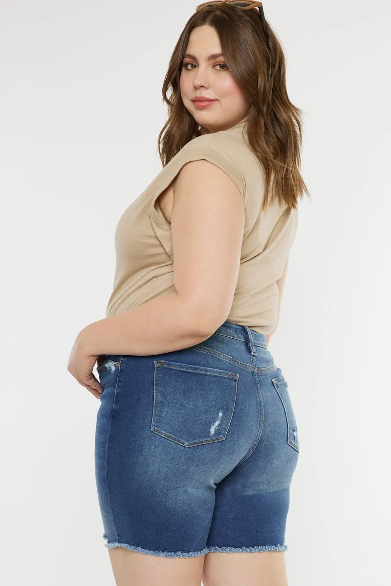 Tammy Ultra High Rise Bermuda Shorts (Plus Size)
