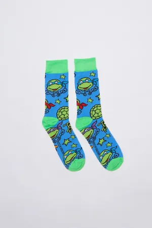 Teenage Mutant Ninja Turtles Printed Crew Socks