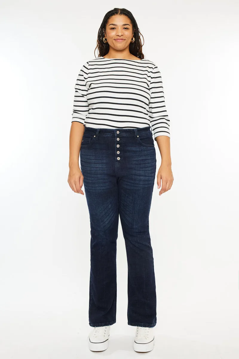 Teresa High Rise Bootcut Jeans (Plus Size)