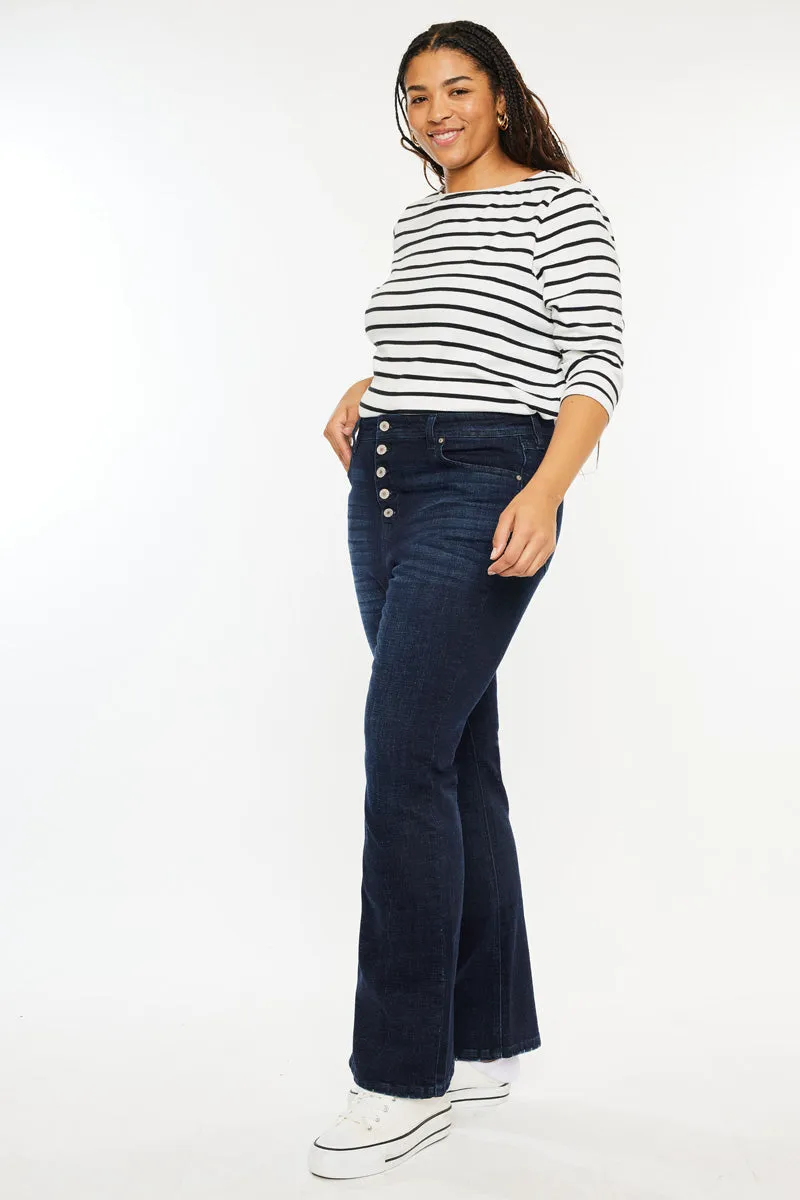 Teresa High Rise Bootcut Jeans (Plus Size)