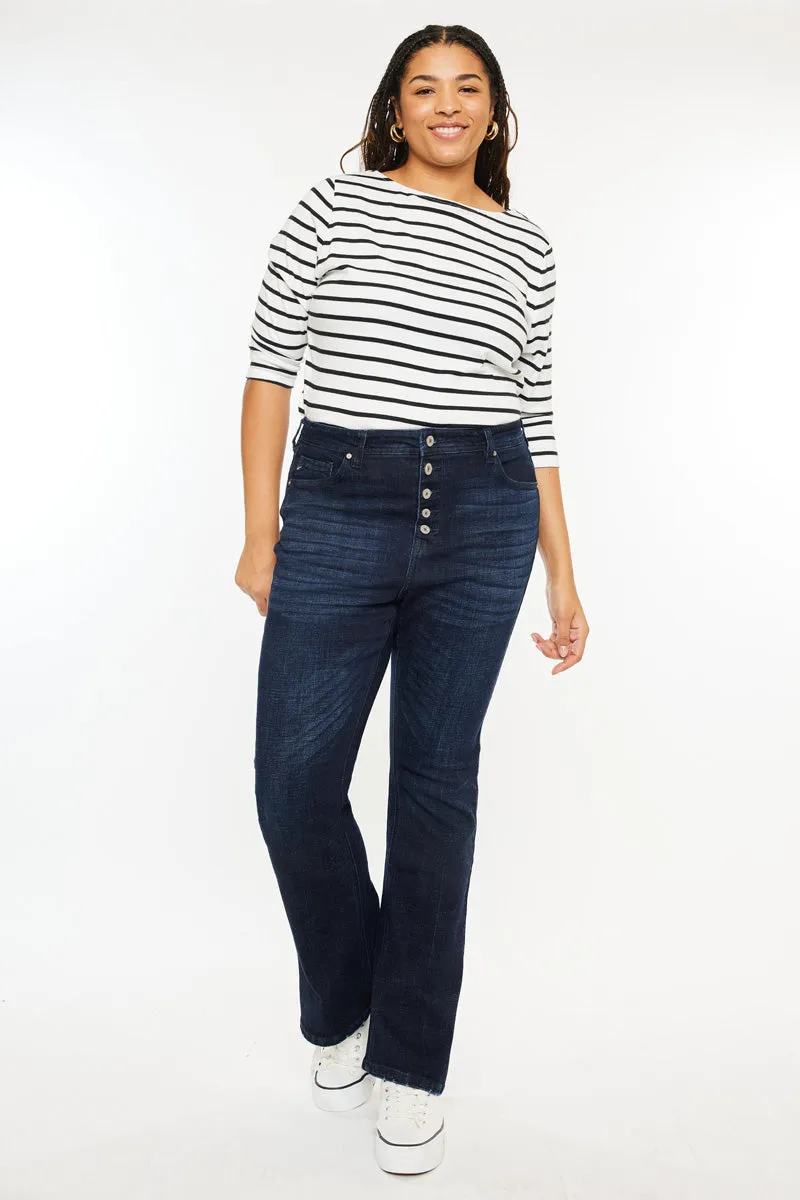 Teresa High Rise Bootcut Jeans (Plus Size)