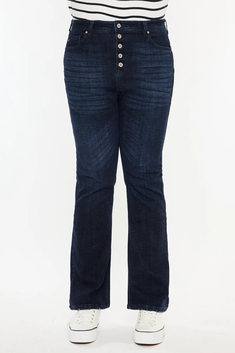 Teresa High Rise Bootcut Jeans (Plus Size)