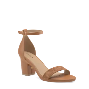 The Pashionista - Whiskey Braid   Block Heel Kit 3 Whiskey - FINAL SALE