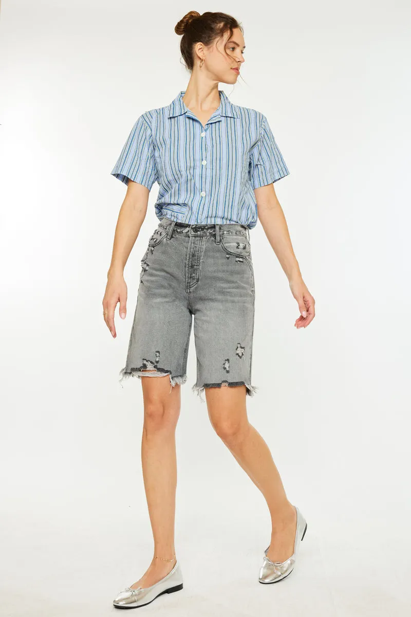 Theodora Ultra High Rise 90's Bermuda Shorts