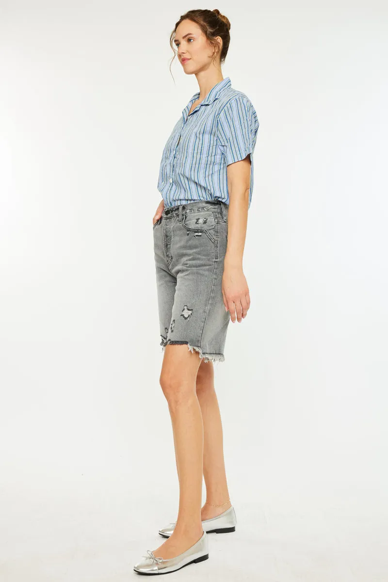 Theodora Ultra High Rise 90's Bermuda Shorts