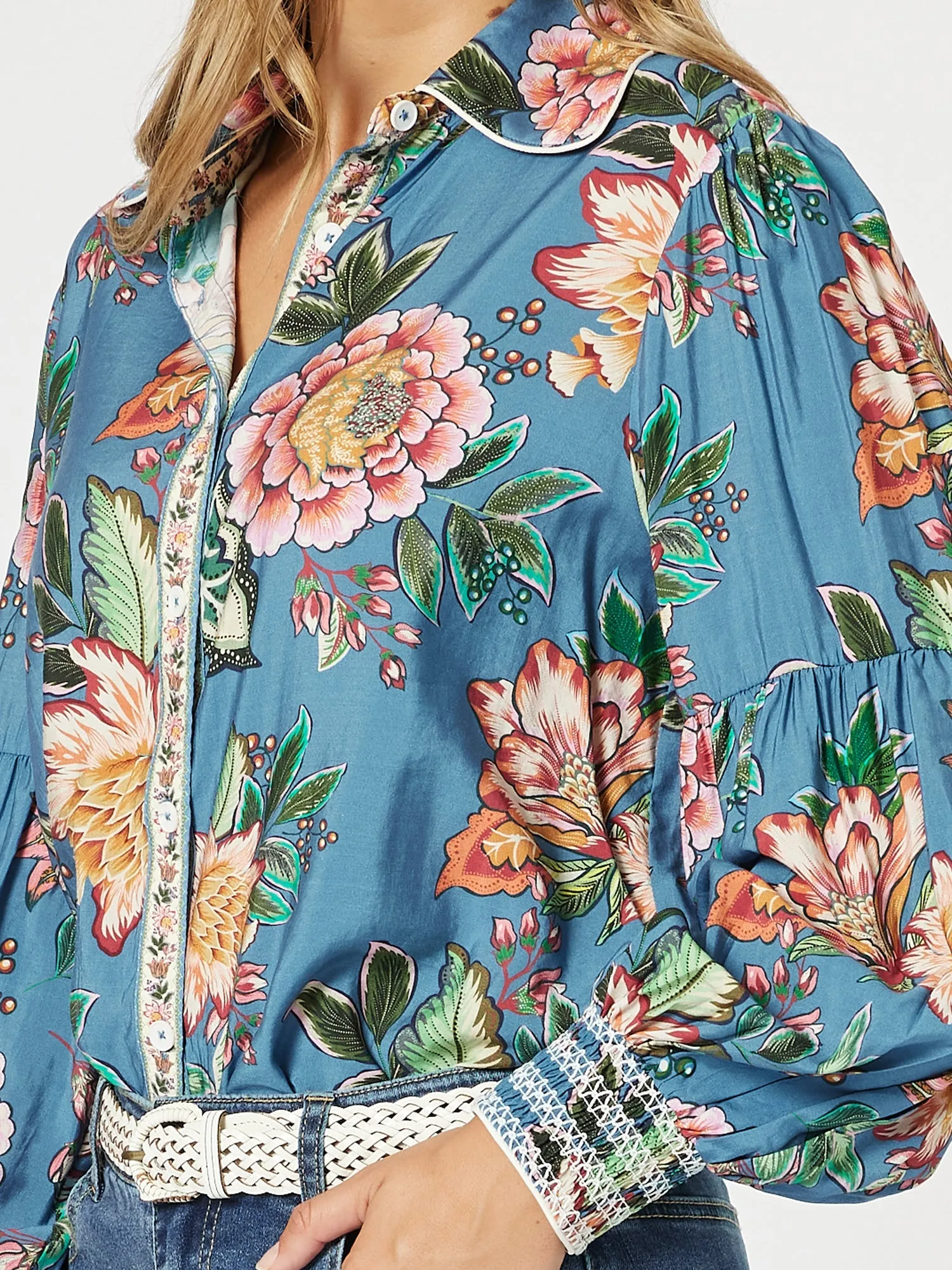 Threadz Vintage Rose Top Multi