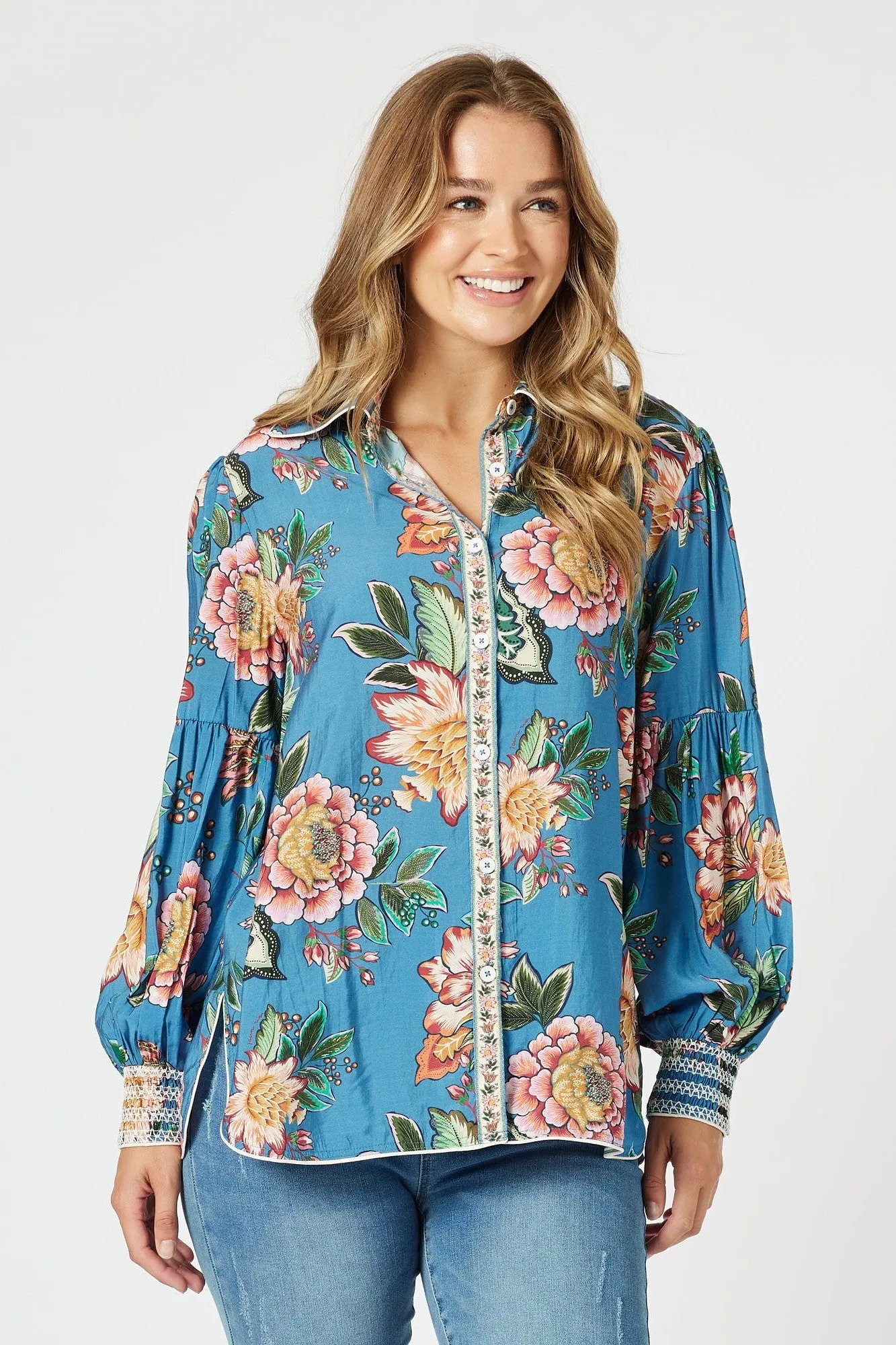 Threadz Vintage Rose Top Multi