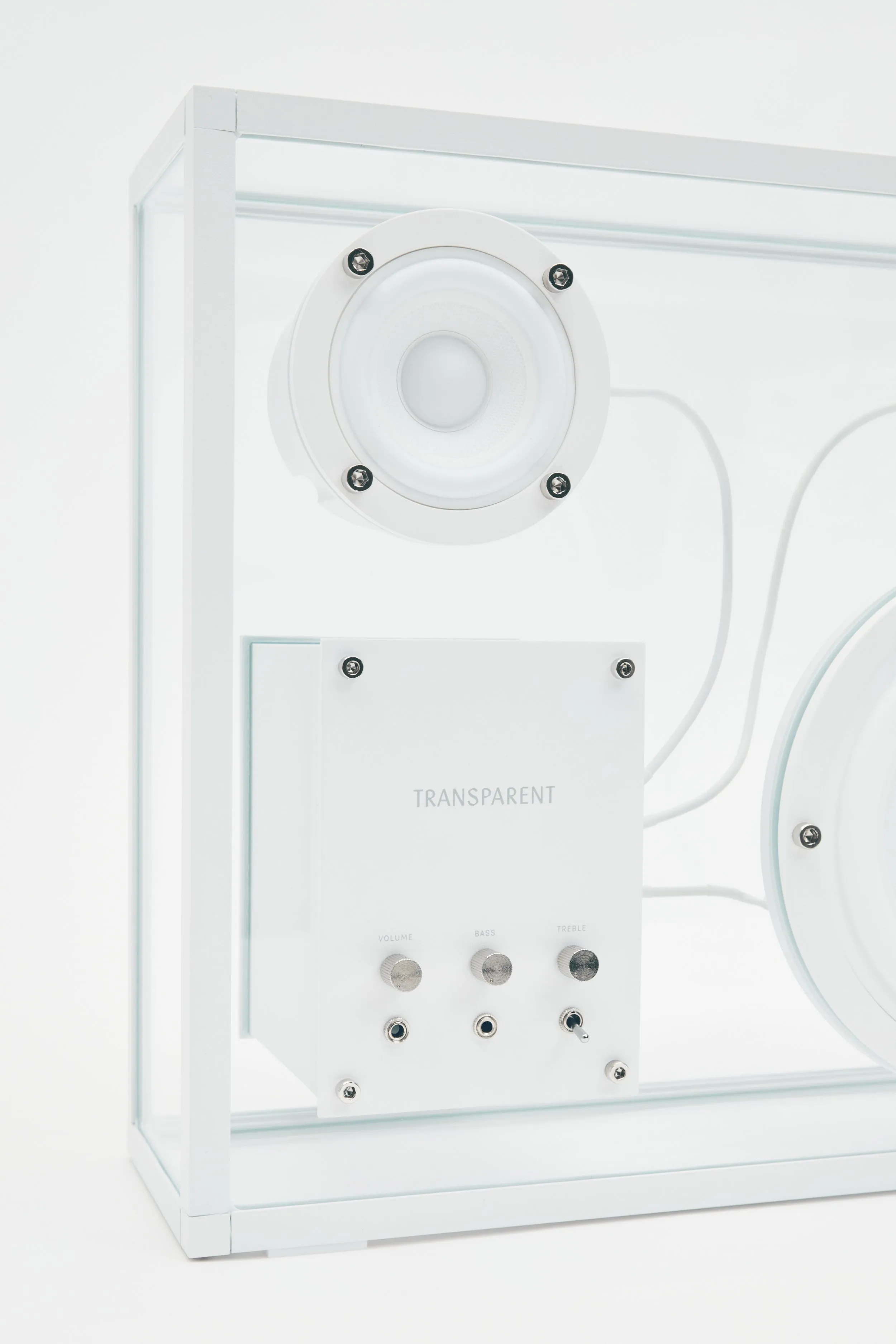 Transparent Speaker White