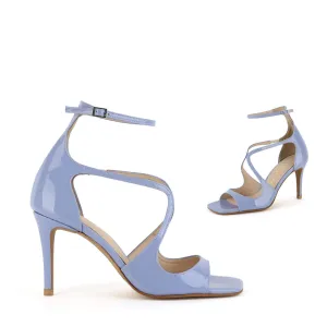*UK size 2 - NEW CONFESSION - blue, 8cm heels