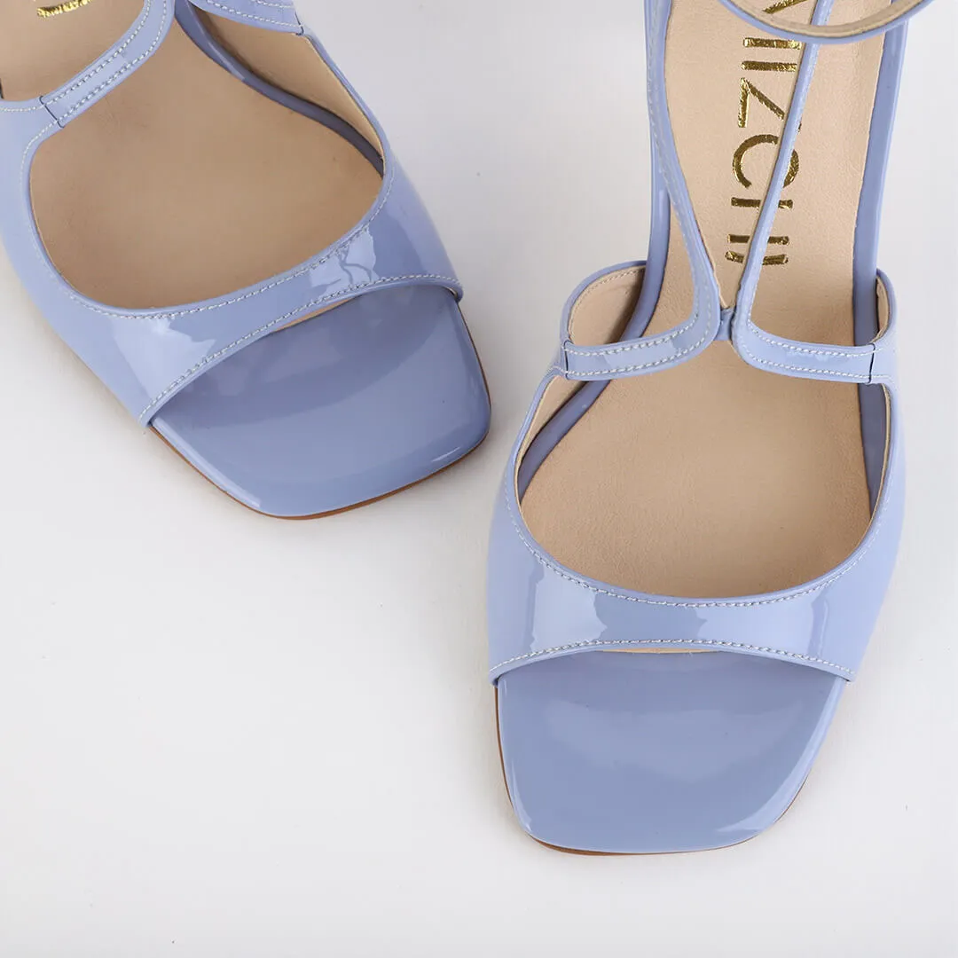 *UK size 2 - NEW CONFESSION - blue, 8cm heels