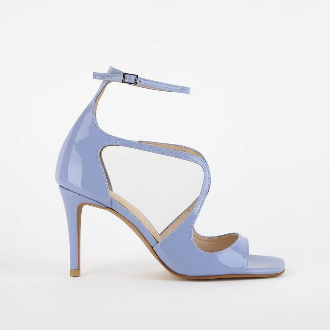 *UK size 2 - NEW CONFESSION - blue, 8cm heels