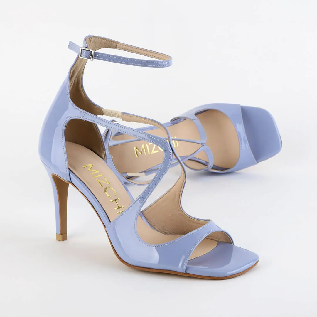 *UK size 2 - NEW CONFESSION - blue, 8cm heels
