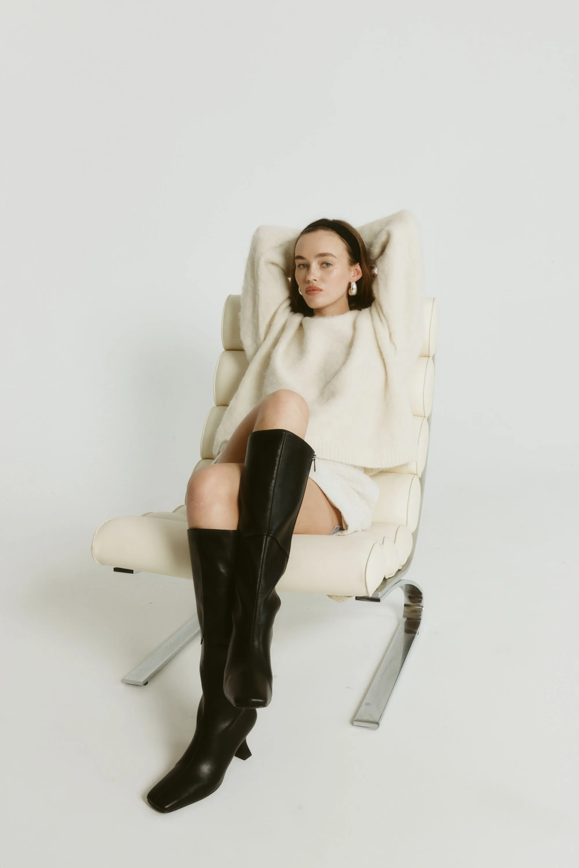 Ultra Knee High Boots - Black