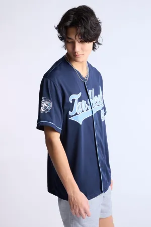 UNC Tar Heels Button-Up Baseball Jersey