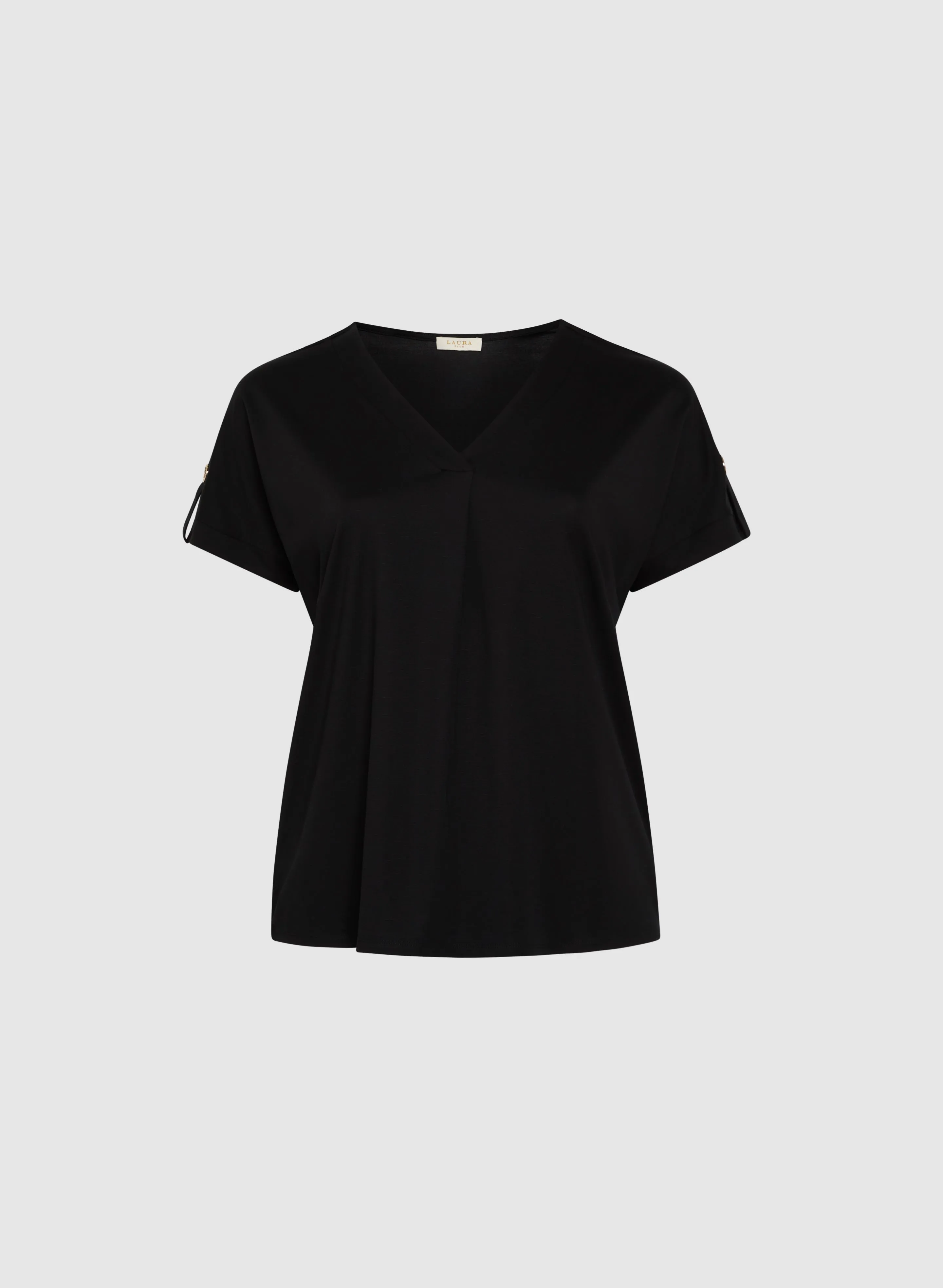 V-Neck Slub T-Shirt