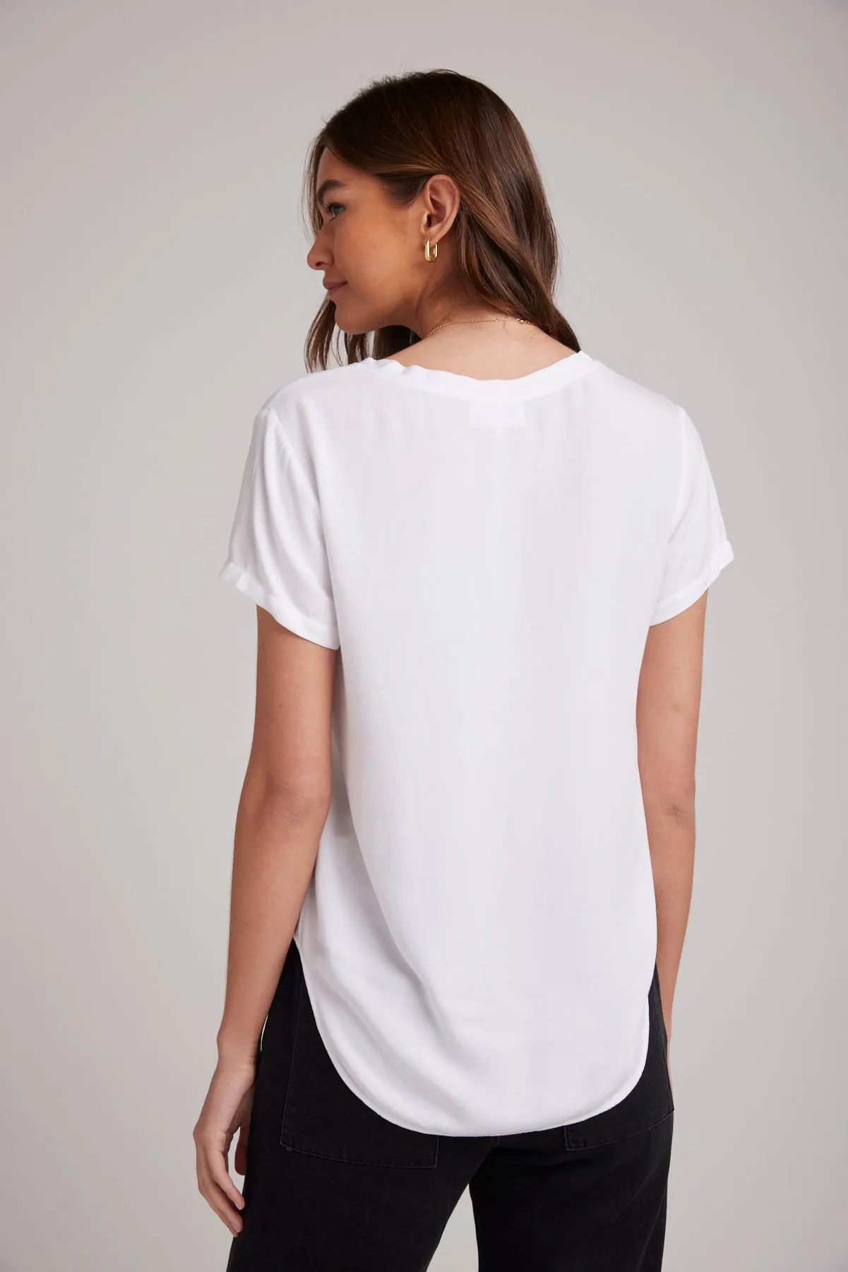 V-Neck Tee - White