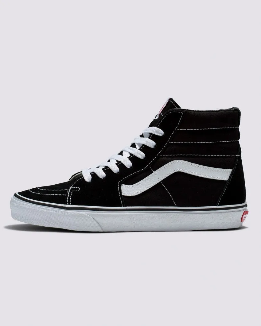 Vans Unisex SK8-Hi Black/Black/White