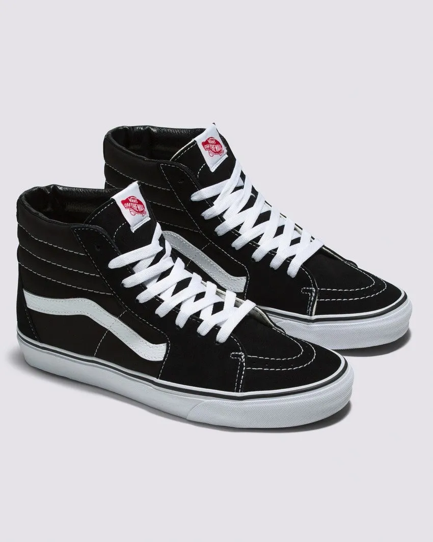 Vans Unisex SK8-Hi Black/Black/White