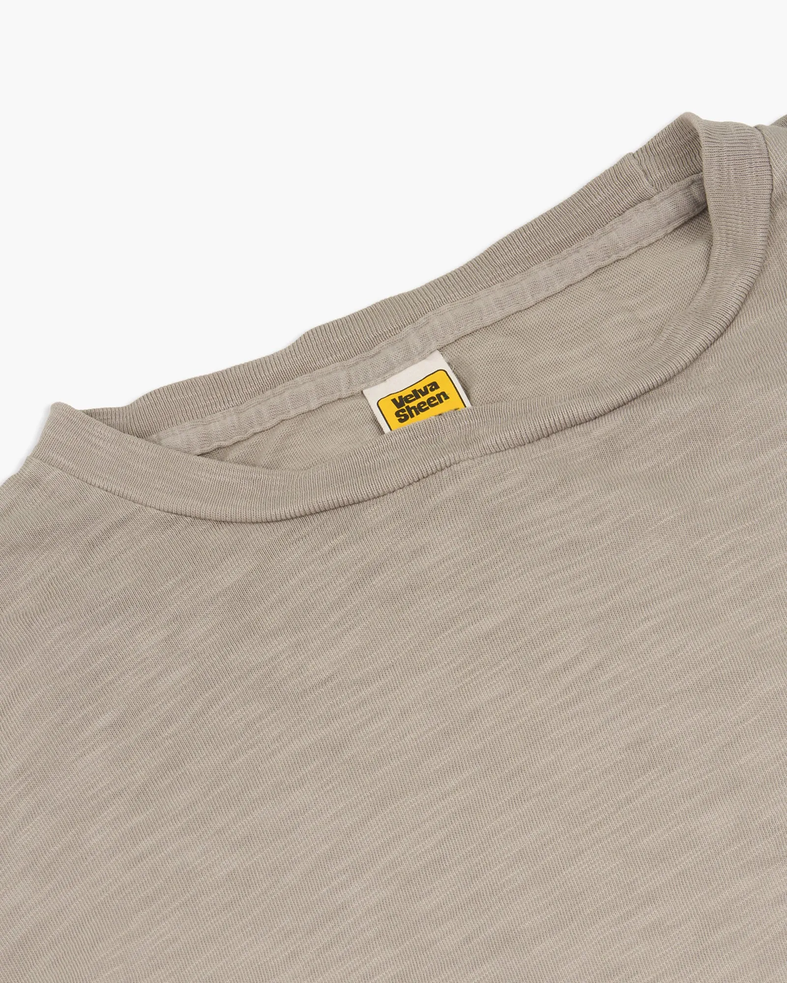 Velva Sheen Rolled S/S Regular Tee - Grey
