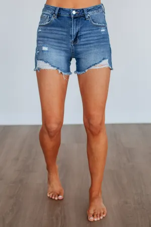 Venice Risen Shorts - Dark Wash