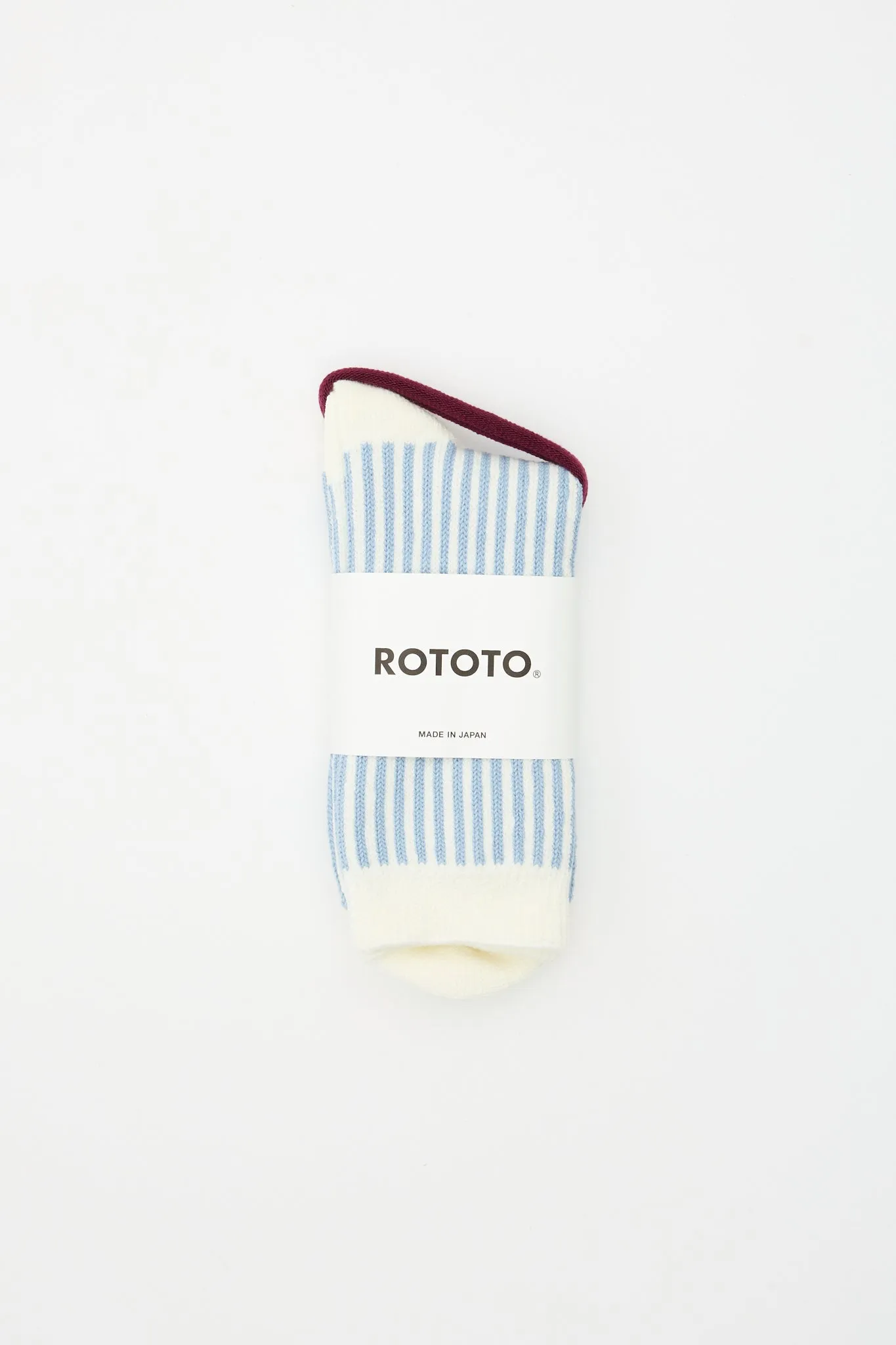Vertical Stripe Socks Blue