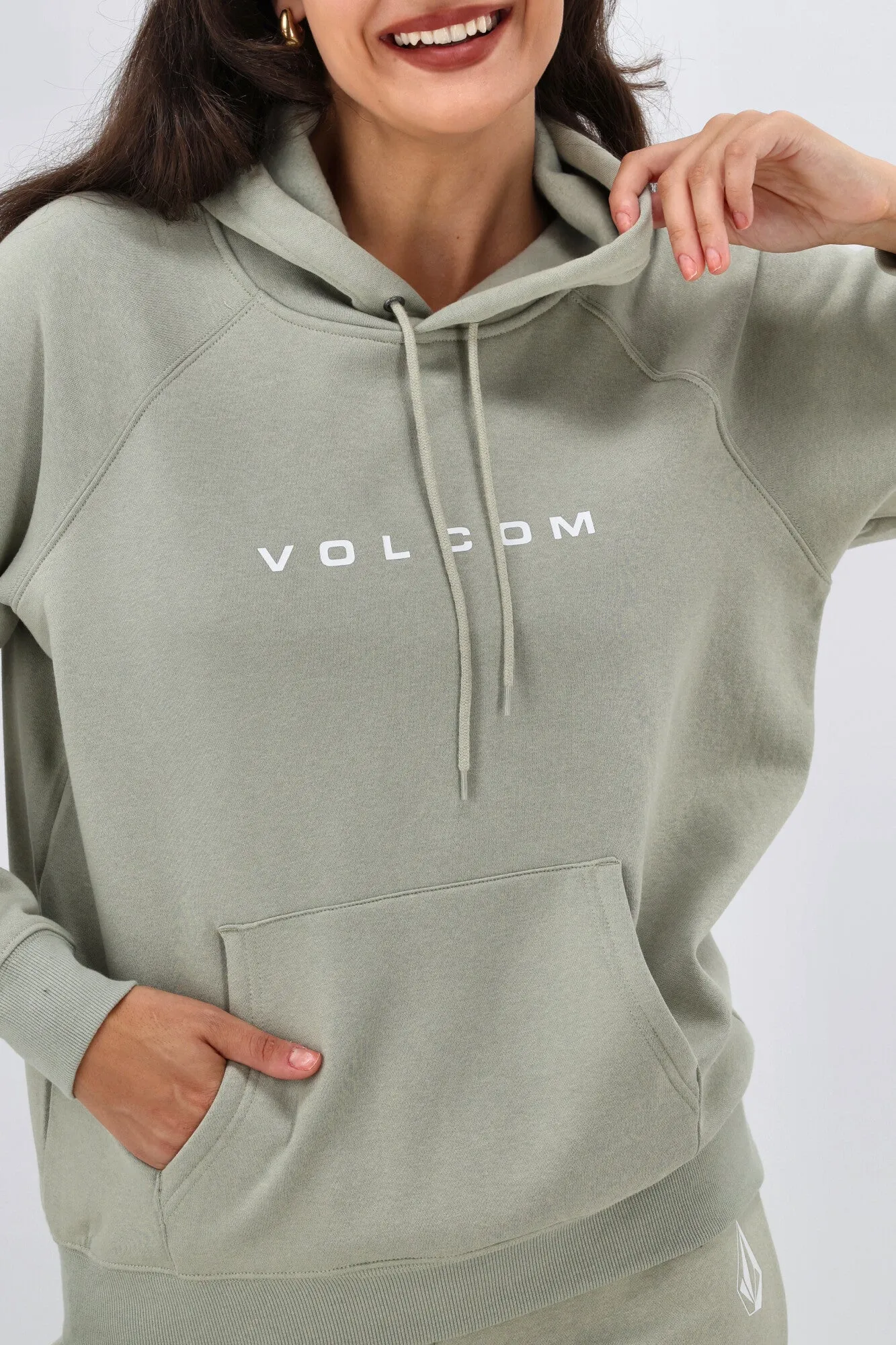Volcom Get More Hoodie Sea Glass