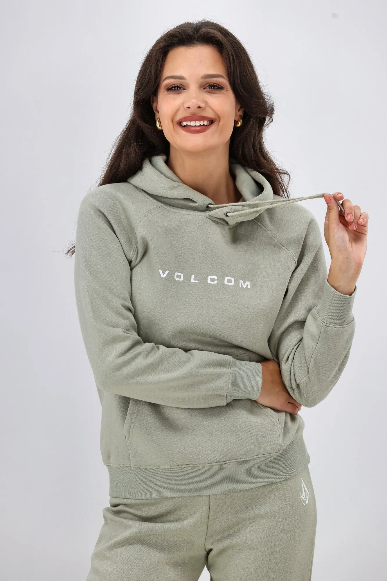 Volcom Get More Hoodie Sea Glass