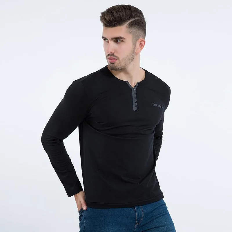 West Louis™ Stylish Slim Fit Long Sleeve T-Shirt