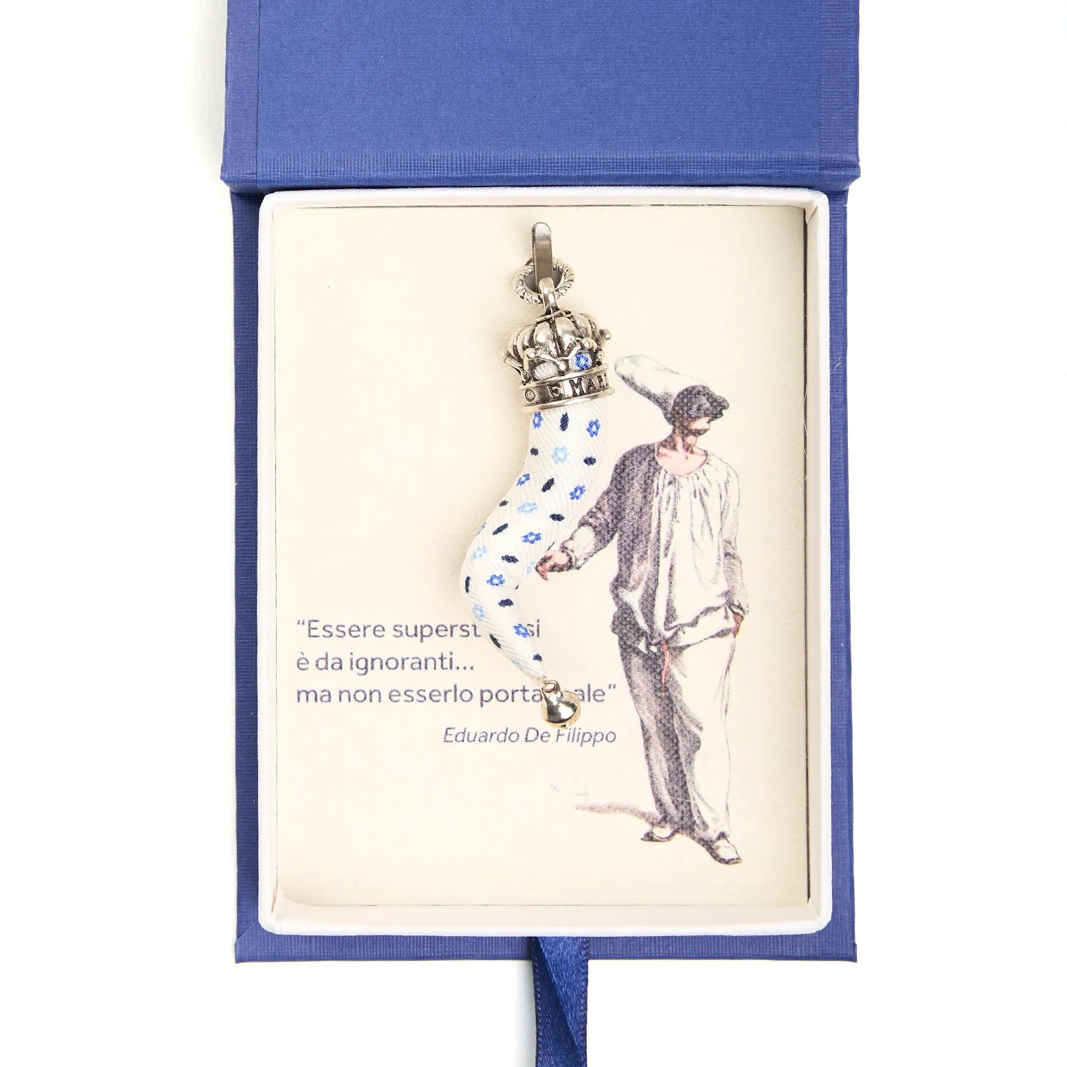 WHITE GOOD-LUCK CHARM