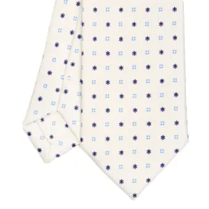 WHITE SARTORIAL 7 CM SILK TIE