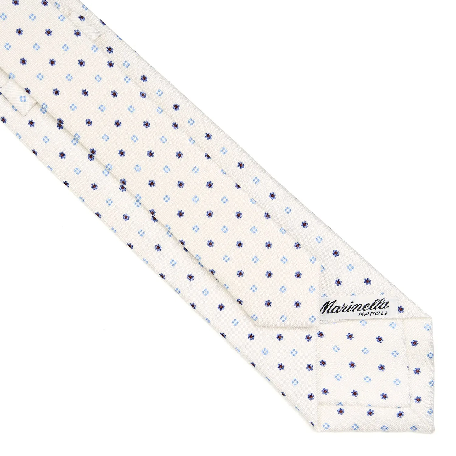 WHITE SARTORIAL 7 CM SILK TIE