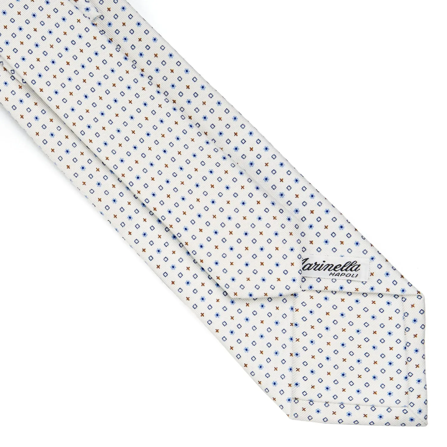 WHITE SARTORIAL CLASSIC SILK TIE