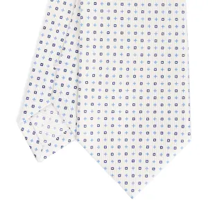 WHITE SARTORIAL CLASSIC SILK TIE