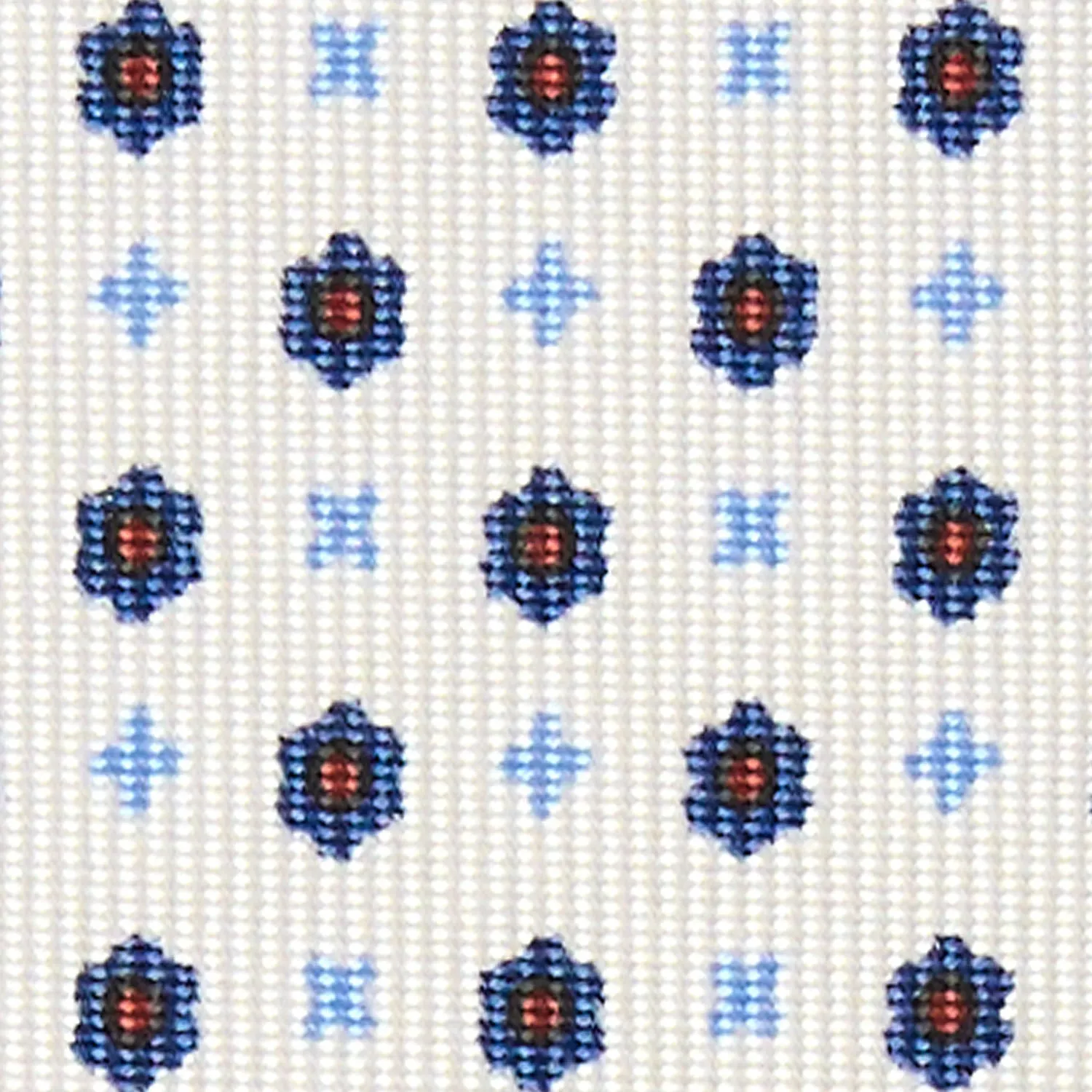 WHITE SARTORIAL CLASSIC SILK TIE
