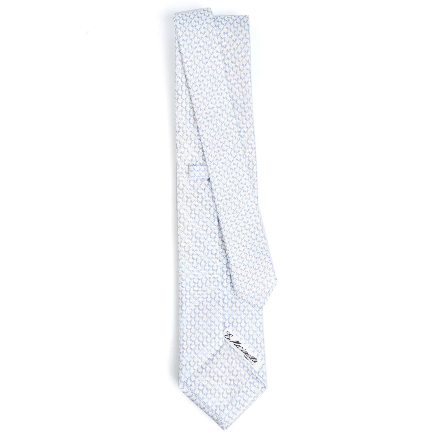 WHITE SARTORIAL CLASSIC SILK TIE