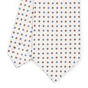 WHITE SARTORIAL CLASSIC SILK TIE