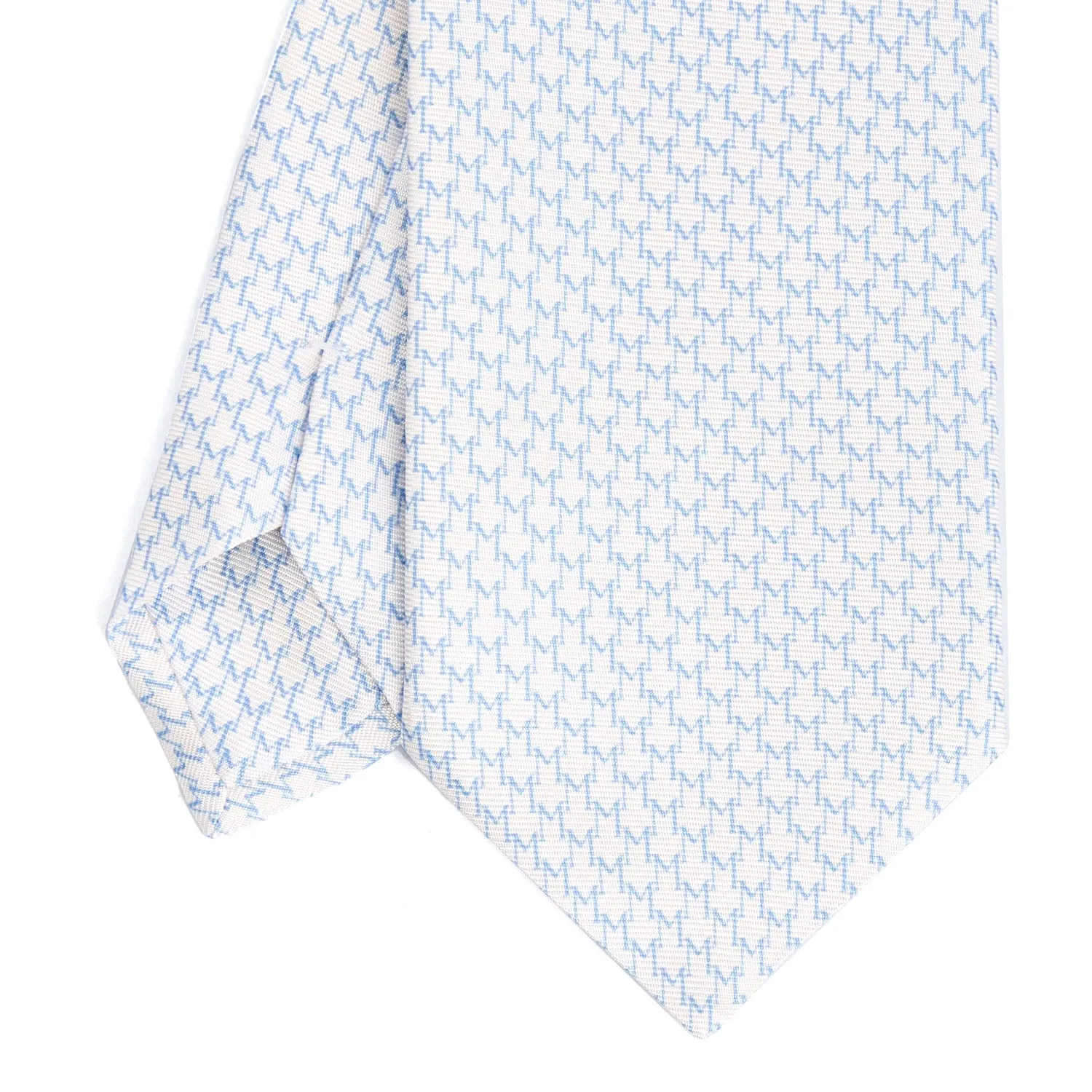 WHITE SARTORIAL CLASSIC SILK TIE