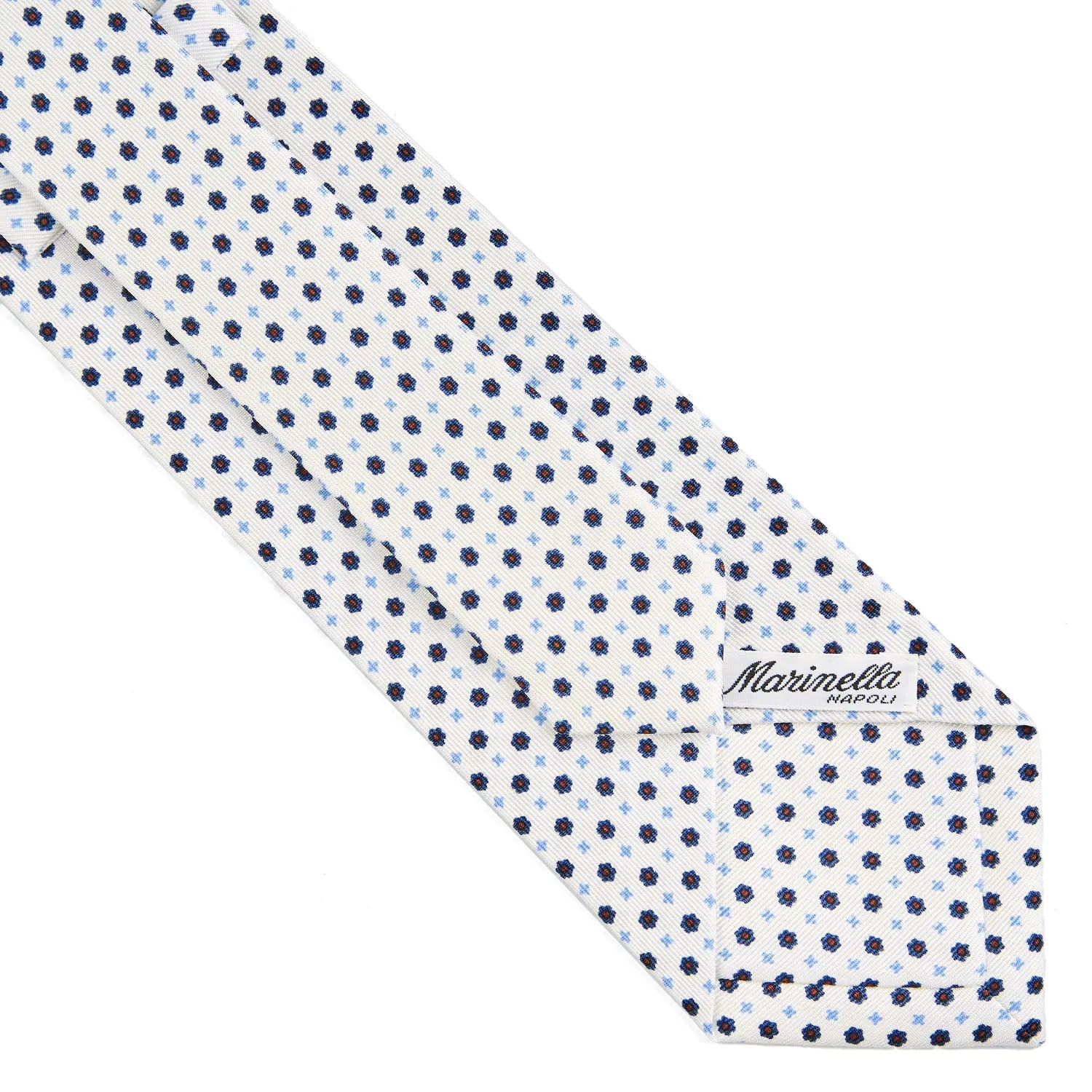 WHITE SARTORIAL CLASSIC SILK TIE