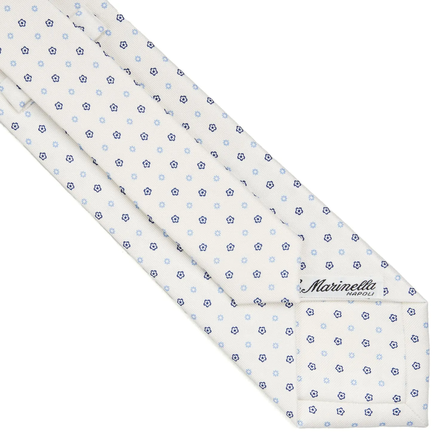 WHITE SARTORIAL CLASSIC SILK TIE