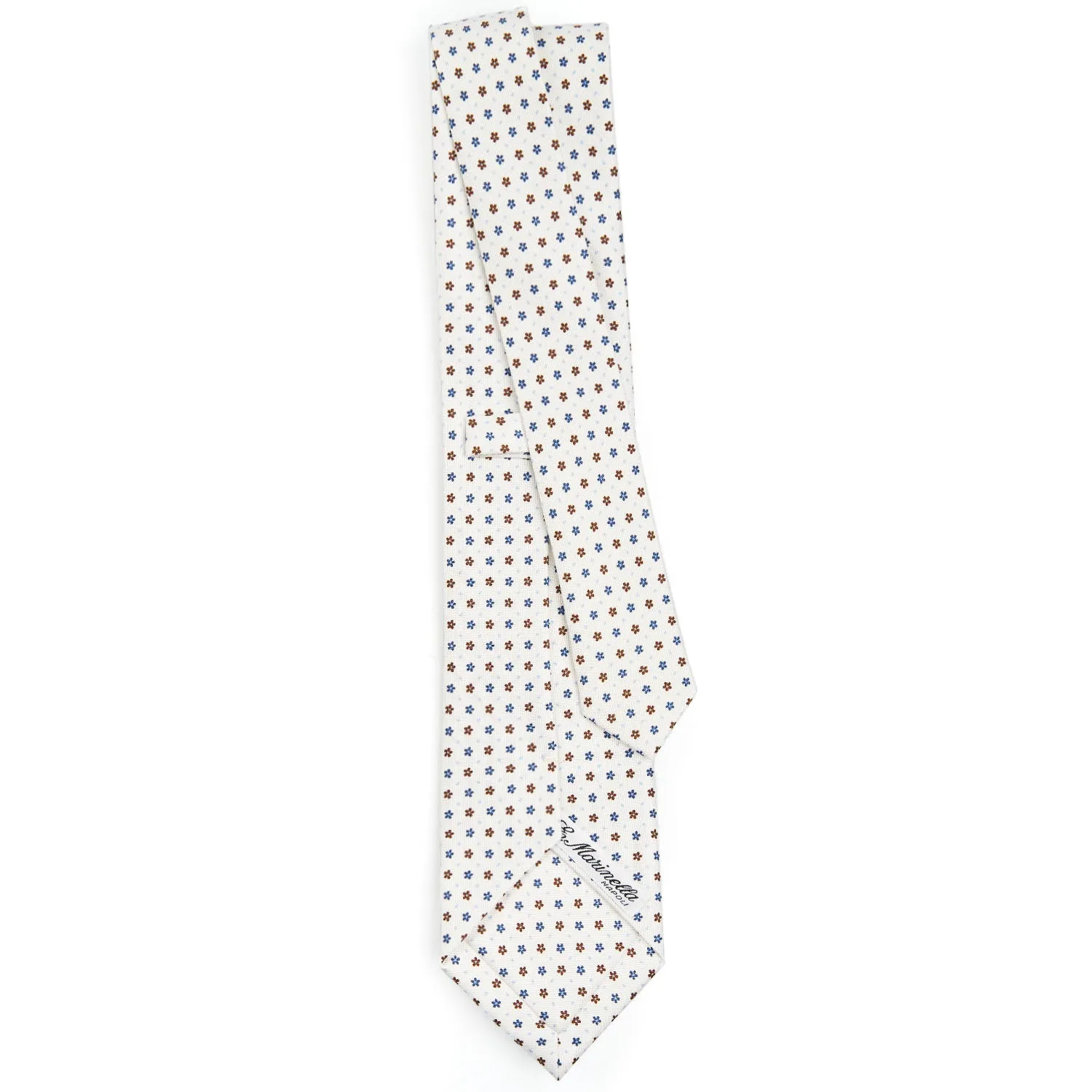 WHITE SARTORIAL CLASSIC SILK TIE