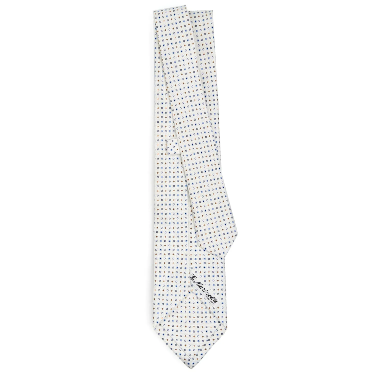 WHITE SARTORIAL CLASSIC SILK TIE