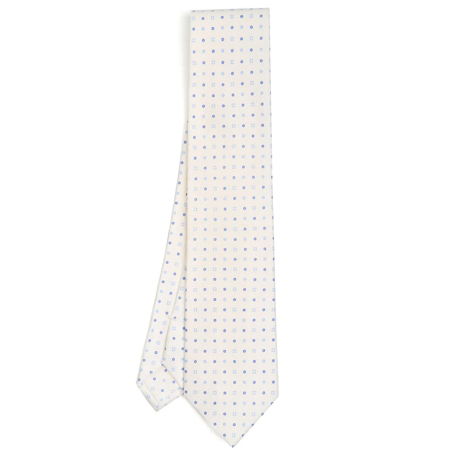 WHITE SARTORIAL CLASSIC SILK TIE