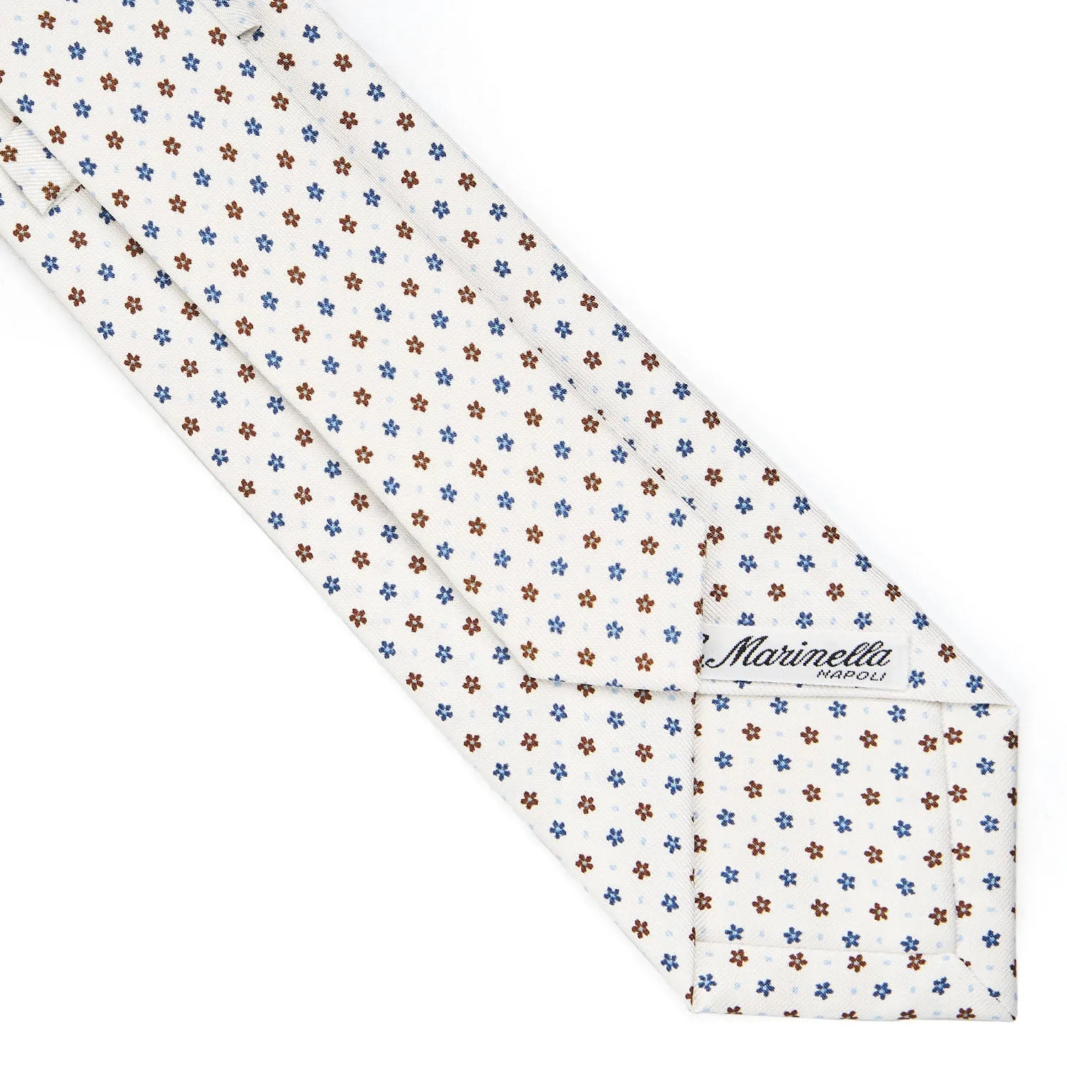 WHITE SARTORIAL CLASSIC SILK TIE