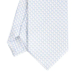 WHITE SARTORIAL CLASSIC SILK TIE
