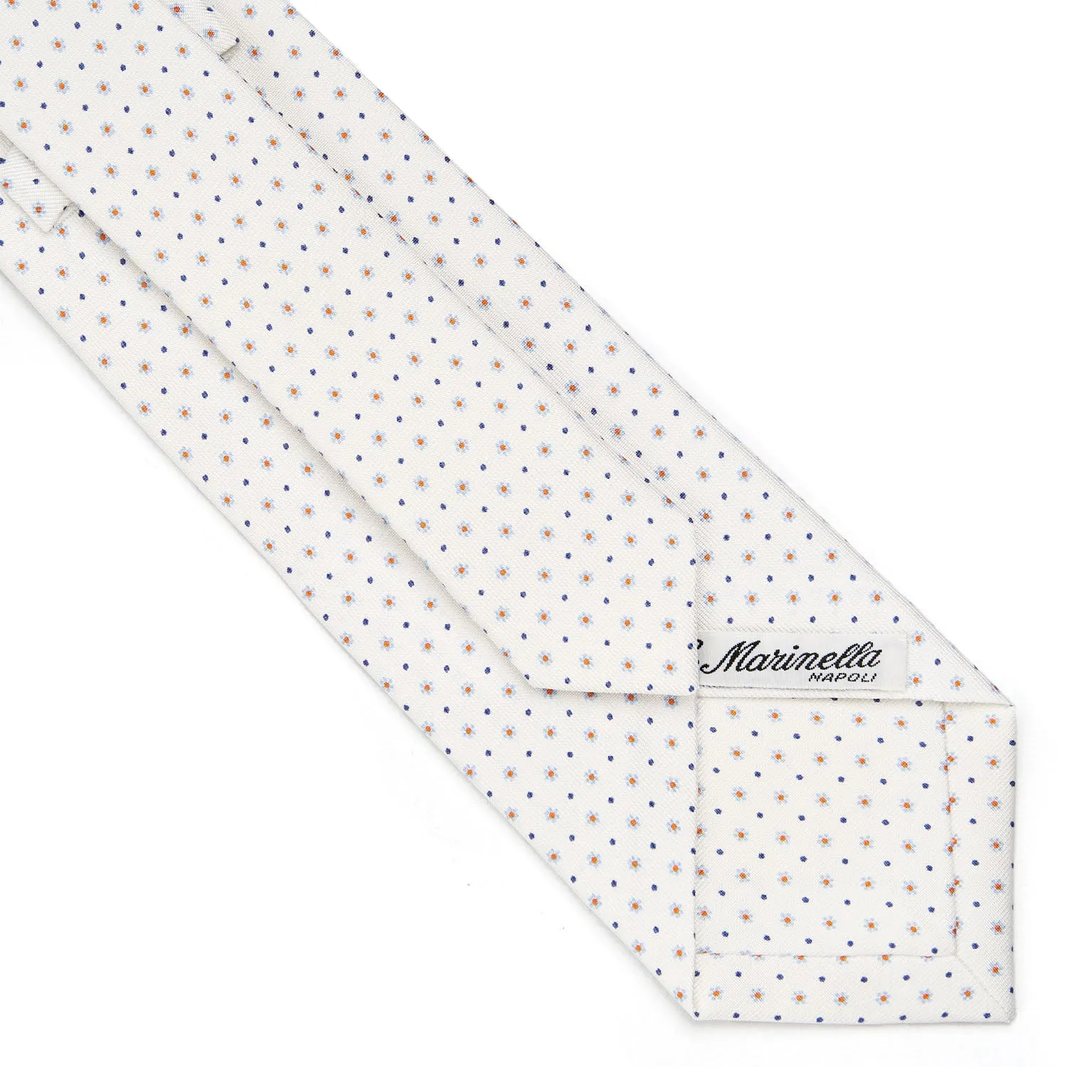 WHITE SARTORIAL CLASSIC SILK TIE