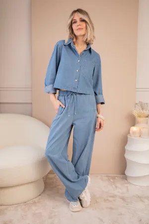 Wide Awake Blue - Broek