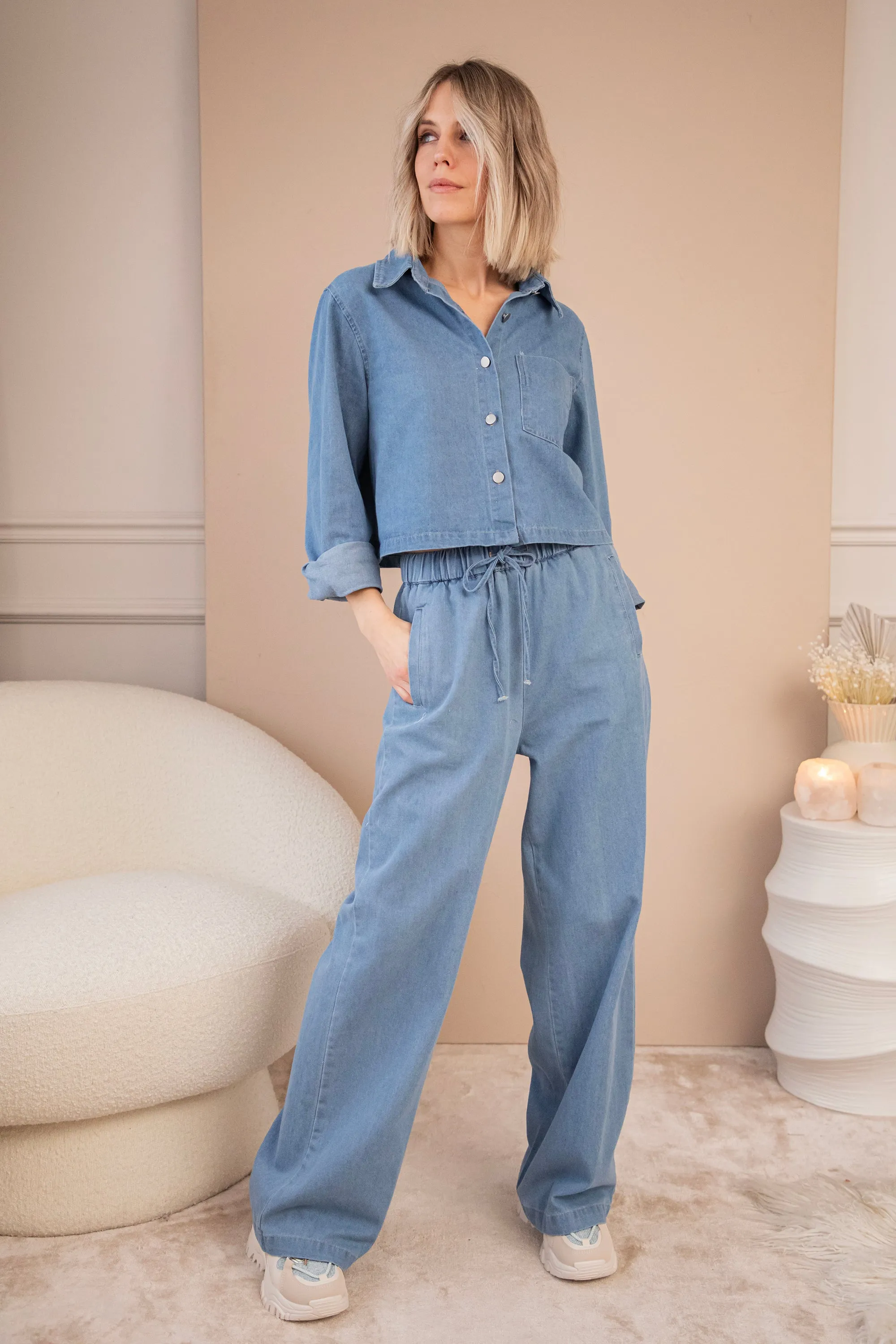 Wide Awake Blue - Broek