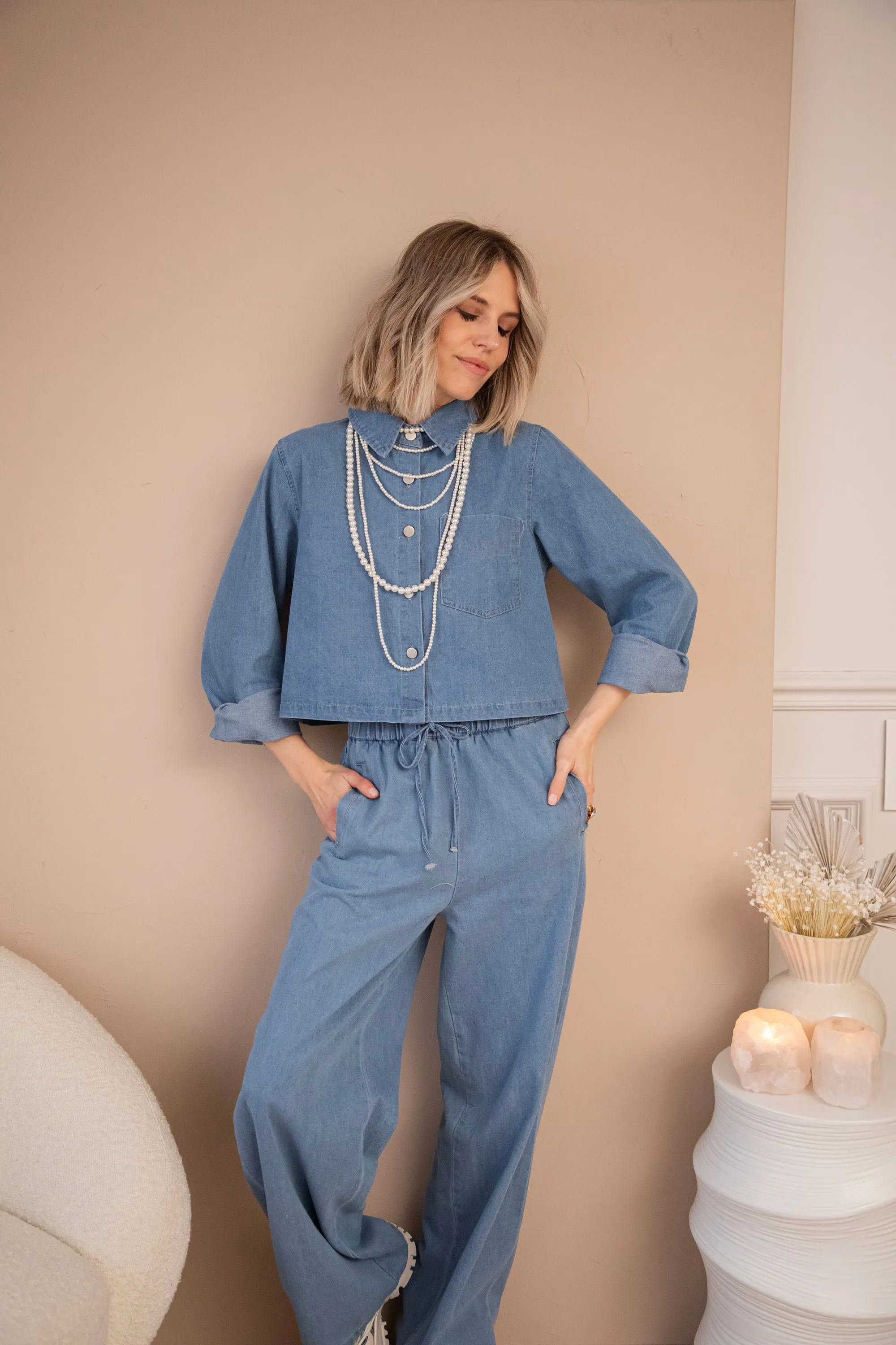 Wide Awake Blue - Broek
