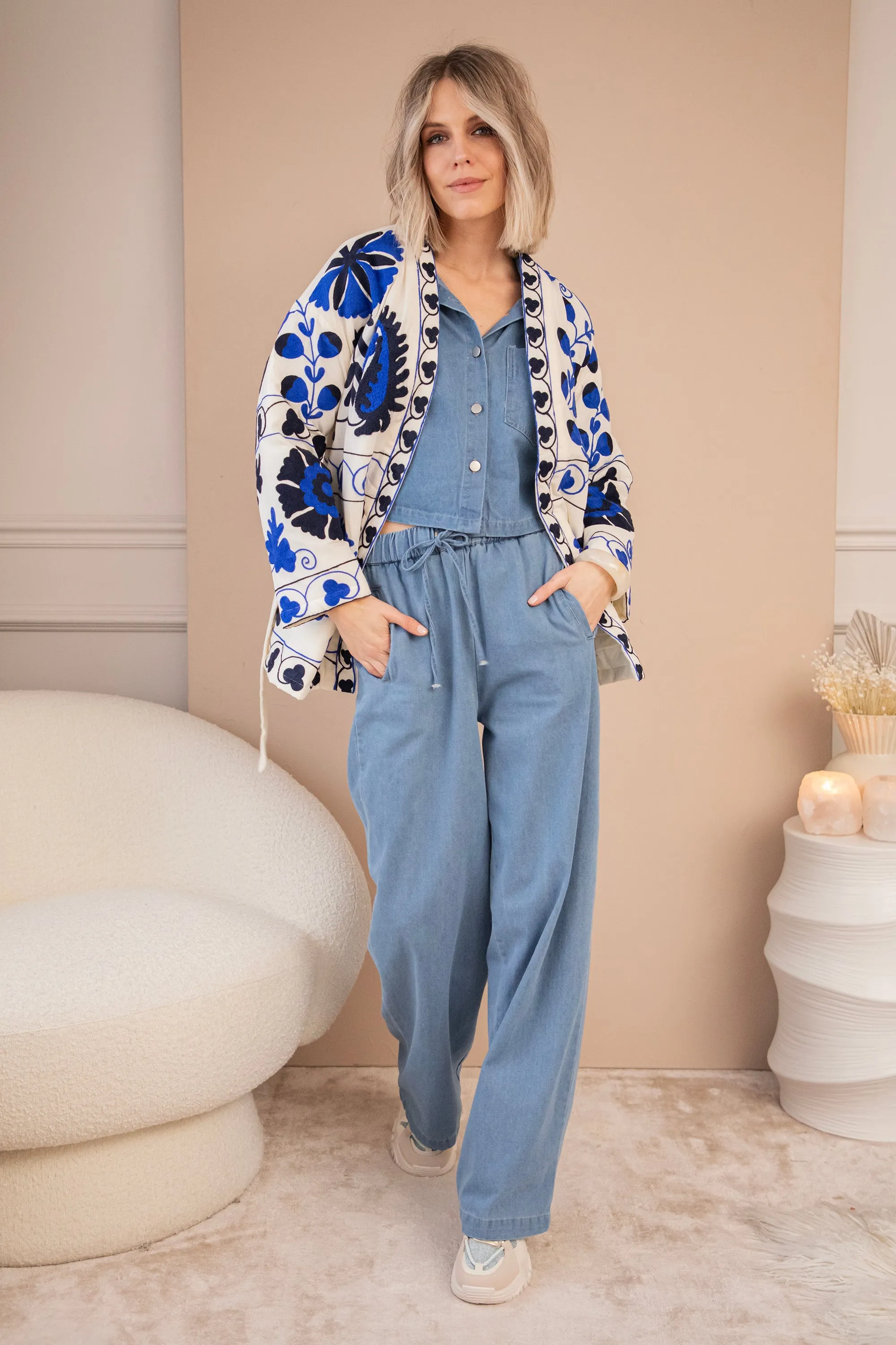 Wide Awake Blue - Broek